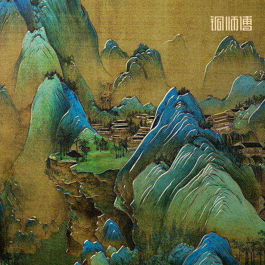 铜师傅 手工錾刻 铜雕画《千里江山之锦绣河山》 商品图3