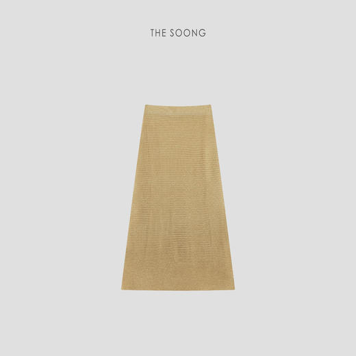 THESOONG/垂坠肌理 莱赛尔混纺无袖背心A字半裙套装9032/9033 商品图3