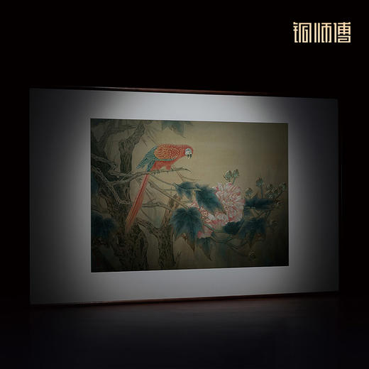铜师傅 手工錾刻 铜雕画《醉眼看花》 商品图1