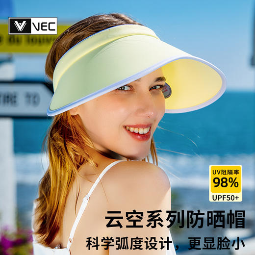 VEC夏季成人防晒空顶帽 | 有效遮挡紫外线、轻薄透气、多款可选、帽围可调设计、适配不同头型 商品图0