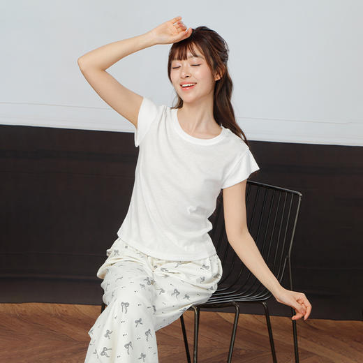 基础百搭女款小飞袖T-纪念日百货门店同款171294120 商品图4