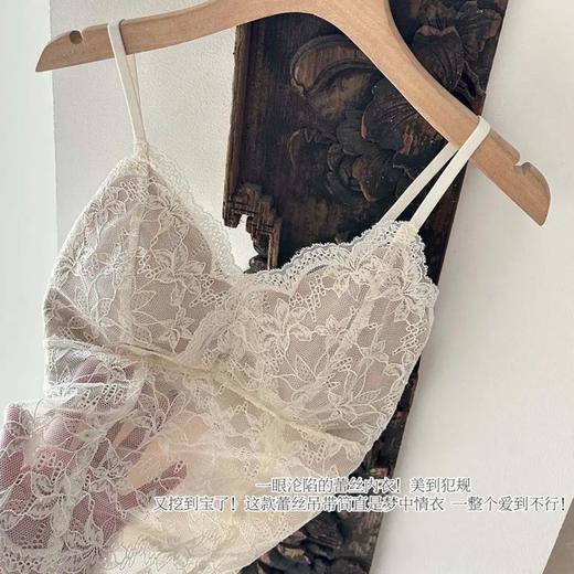 【89元2件】高定蕾丝吊带背心 | 重工花朵蕾丝，⁤温柔高级，⁣不扎肌肤 商品图5