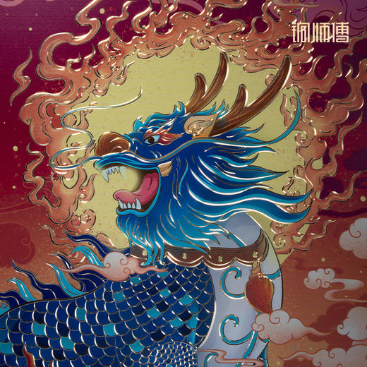 铜师傅 手工錾刻 铜雕画《麒麟祥瑞》 商品图3