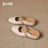 ZHR则则羊皮鞋垫镶钻穆勒拖鞋女鞋2026新款超轻便内增高沙滩凉鞋 商品缩略图0