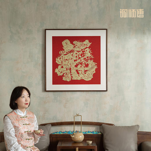 铜师傅 手工錾刻 铜雕画《福之十二生肖》 商品图5