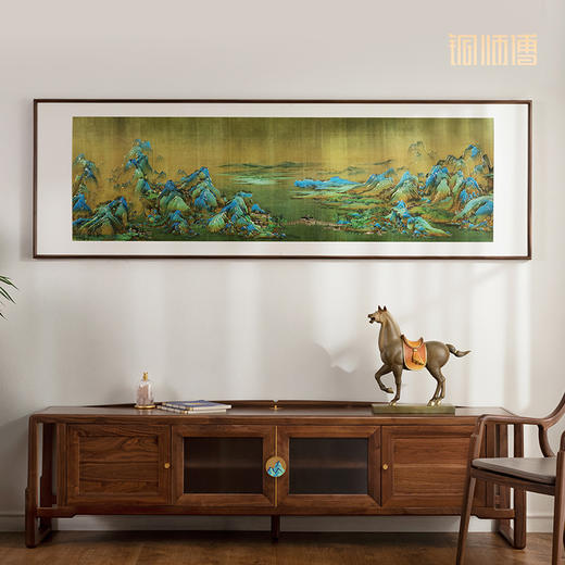 铜师傅 手工錾刻 铜雕画《千里江山之锦绣河山》 商品图1