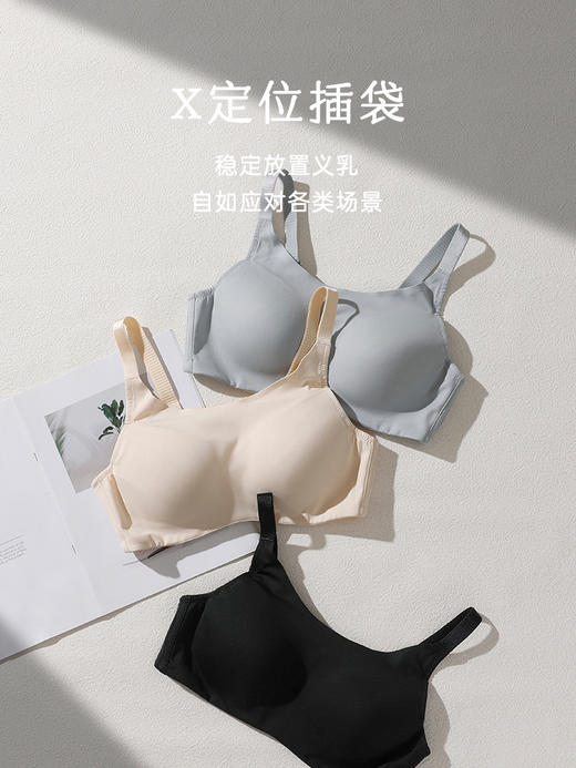【新品抹胸式简韵】高遮挡术后恢复期专用抹胸式文胸，无痕无感，透气文胸 商品图4