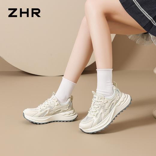 ZHR则则网面透气德训鞋2026新款百搭软底阿甘鞋简约运动休闲鞋女 商品图5