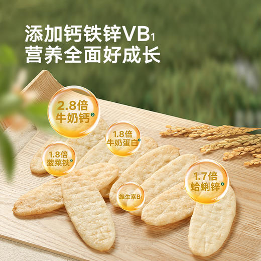 【宝宝馋了】婴幼儿米饼（原味/水果/蔬菜）添加钙铁锌 送6月+婴幼儿食谱 商品图2
