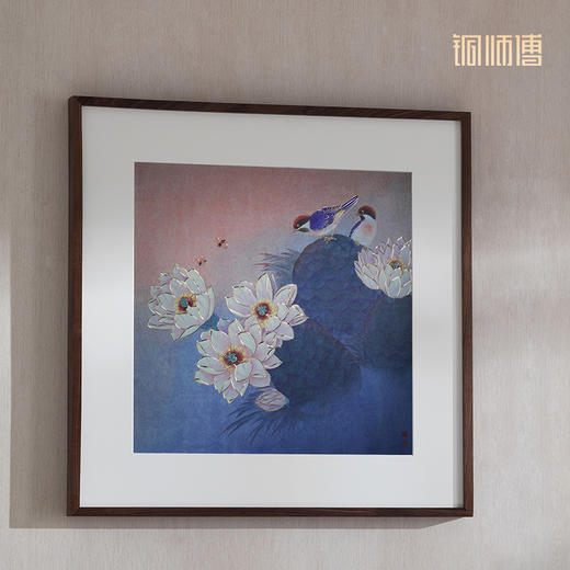 铜师傅 手工錾刻 铜雕画《恋歌》客厅玄关画沙发背景墙装饰画 商品图2