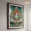 铜师傅 手工錾刻 唐卡铜雕画《四臂观音》 商品缩略图2