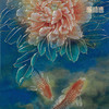 铜师傅 手工錾刻 铜雕画 《牡丹锦鲤（桌面）》书房办公室装饰画 商品缩略图6