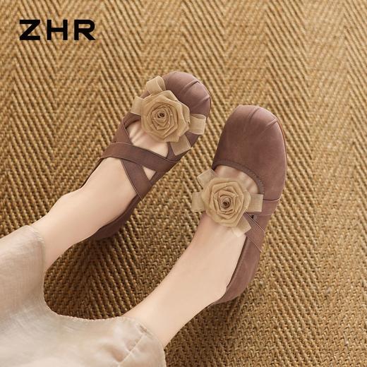 ZHR则则甜美内增高花朵温柔玛丽珍单鞋女2026夏季新款配裙子女鞋 商品图4