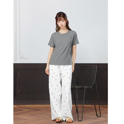 女款基础百搭烫钻短T-纪念日百货门店同款171294040 商品图6