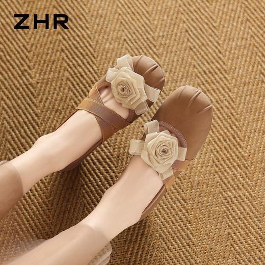 ZHR则则甜美内增高花朵温柔玛丽珍单鞋女2026夏季新款配裙子女鞋 商品图9