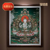 铜师傅 手工錾刻 唐卡铜雕画《四臂观音》 商品缩略图0