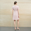 IWY/淡粉色连衣裙女夏约会千金气质淡赫本中短款通勤甜美西装裙6Q11-P 商品缩略图4