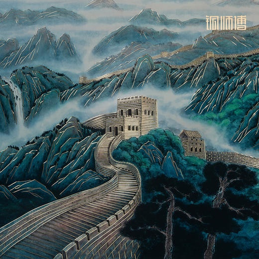 铜师傅 手工錾刻 铜雕画《众志成城》装饰画 商品图4