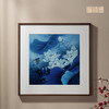 铜师傅 手工錾刻 铜雕画《白荷蓝翠》 商品缩略图2