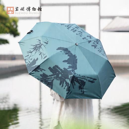 苏州博物馆 芭蕉/雨竹三折晴雨伞 商品图0