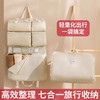 【一袋搞定❗️旅行收纳袋】一包装下衣物、洗漱用品等全部行李，可悬挂设计，打开后分区一目了然，无需翻找，合上就能轻松带走，衣物专用内衣内裤分装包出差行李必备五一假期旅行QQ 商品缩略图0