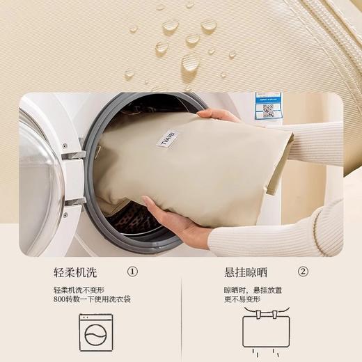【一袋搞定❗️旅行收纳袋】一包装下衣物、洗漱用品等全部行李，可悬挂设计，打开后分区一目了然，无需翻找，合上就能轻松带走，衣物专用内衣内裤分装包出差行李必备五一假期旅行QQ 商品图3