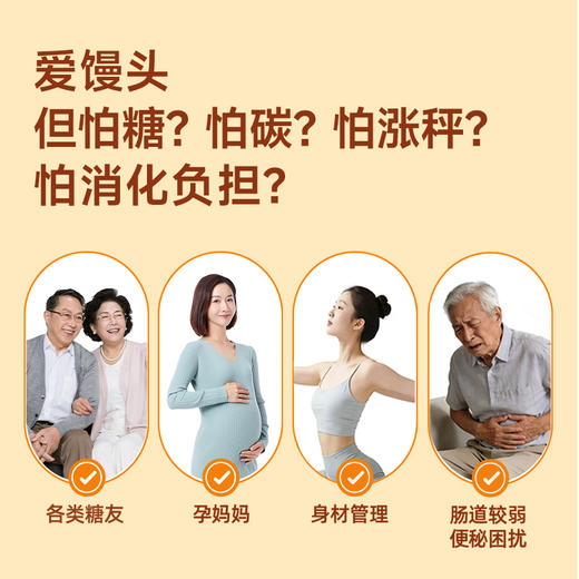 【糖友饱饱】糖友馒头 商品图1
