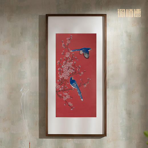 铜师傅 手工錾刻 铜雕画《喜上枝头》 商品图2