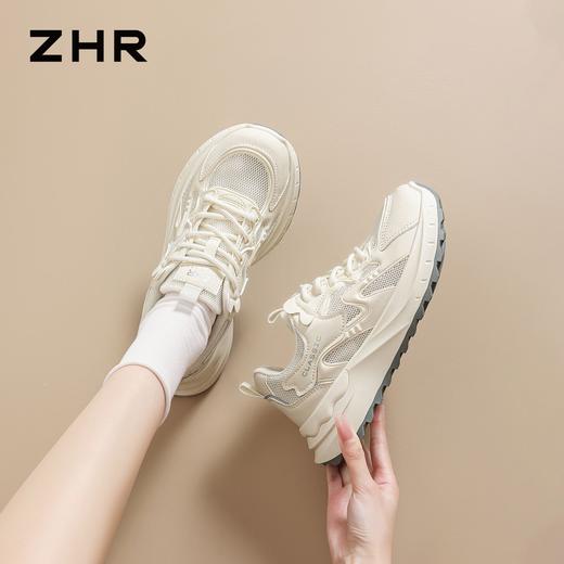 ZHR则则网面透气德训鞋2026新款百搭软底阿甘鞋简约运动休闲鞋女 商品图4