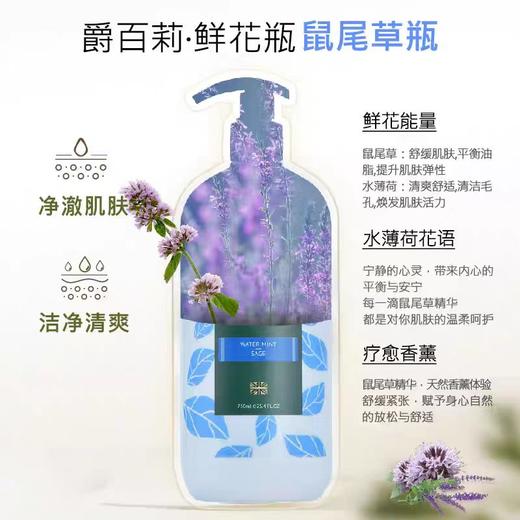 【临期超值 特价清仓】爵百莉 英伦鼠尾草沐浴露/三色堇沐浴露 750ml/瓶 商品图2