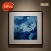 铜师傅 手工錾刻 铜雕画《白荷蓝翠》 商品缩略图0