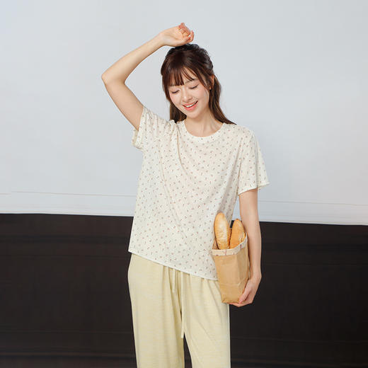 女款简约印花短T-纪念日百货门店同款171294162 商品图5