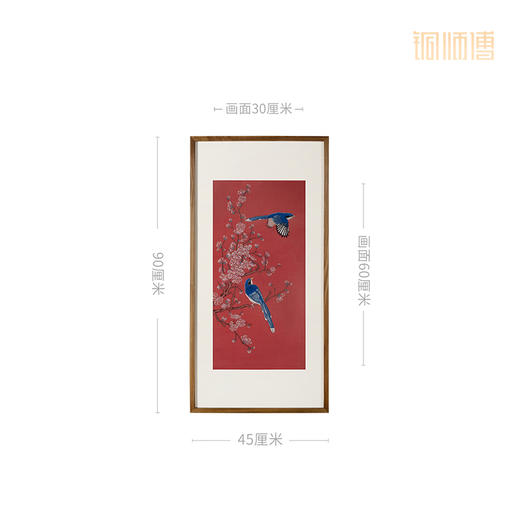 铜师傅 手工錾刻 铜雕画《喜上枝头》 商品图7