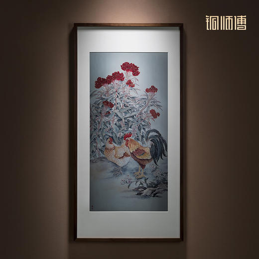 铜师傅 铜雕画《大吉大利 系列》玄关沙发背景墙装饰画 商品图3