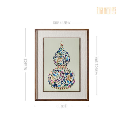 铜师傅 手工錾刻 铜雕画《福禄临门》装饰画 商品图4