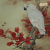 铜师傅 手工錾刻 铜雕画《红叶鹦鹉》客厅玄关画沙发背景墙装饰画 商品缩略图4