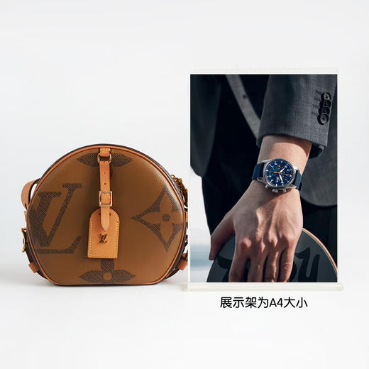 【95新】LV路易威登M44604秀款大logo焦糖拼色老花软圆饼单肩斜挎包女士270426NJS11 商品图8