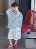 【挖到宝了🔥韩系防晒衫宝妈闭眼冲39.9 元 2 件】儿童夏季防晒打底衫 女童条纹透气轻薄长袖T恤男宝天丝麻皮肤衣 商品缩略图2