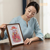 铜师傅 手工錾刻 铜雕画 《财神到（桌面）》 商品缩略图4