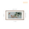 铜师傅 手工錾刻 铜雕画《锦鲤欢荷》客厅玄关沙发背景墙装饰画 商品缩略图6