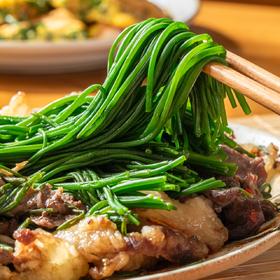 大漠沙葱|翠绿脆嫩鲜香，凉拌、炒蛋、炒肉吃法多多