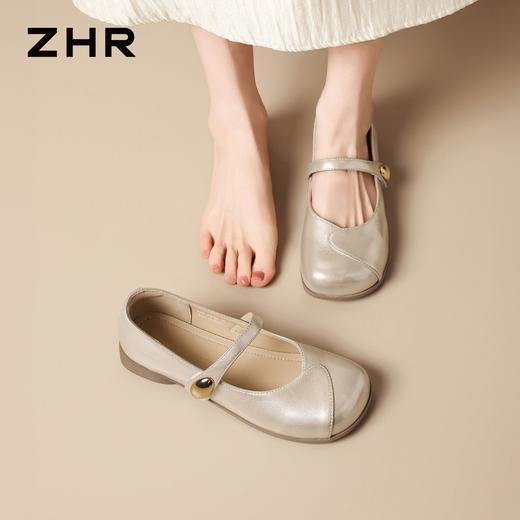 ZHR方圆头平底玛丽珍2026夏季新款显瘦百搭时尚单鞋软底舒适女鞋 商品图8