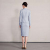 IWY/水蓝色新款女春夏七分袖气质西装裙子高知感高级感套装6CS37 商品缩略图4