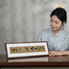 铜师傅 手工錾刻 铜雕画《五牛图（桌面）》书房办公桌装饰画 商品缩略图3