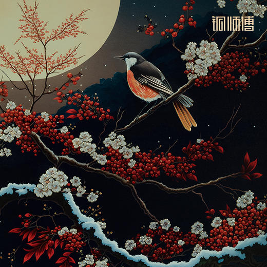 铜师傅 手工錾刻 铜雕画《鹊登梅》《鹊报春》玄关客厅装饰背景画 商品图3