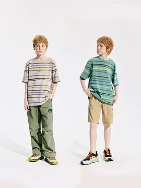 8楼NAUTICA诺帝卡童装 男童短袖t恤儿童上衣女童体恤大童青少年夏装吊牌价169元活动价118元