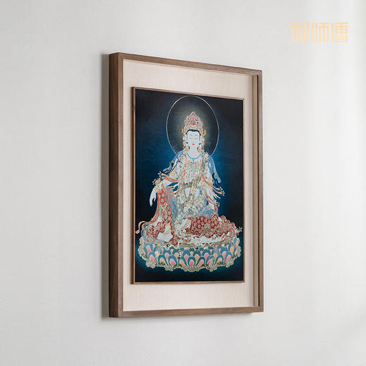 铜师傅 手工錾刻 铜雕画《水月观音》 商品图4