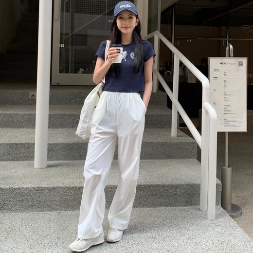K.HIP 梭织速干伞兵裤  宽松裤型 遮肉显瘦显腿长 面料轻薄透气 不闷热 日常通勤运动健身皆可 多口袋设计 F2505 商品图12
