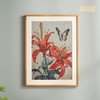 铜师傅 手工錾刻 铜雕画《蝶恋花》客厅书房玄关装饰画 商品缩略图2