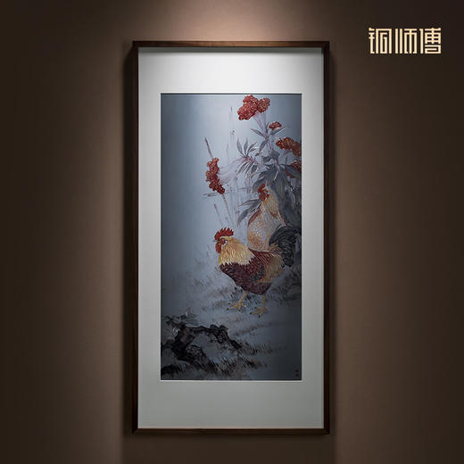 铜师傅 铜雕画《大吉大利 系列》玄关沙发背景墙装饰画 商品图1